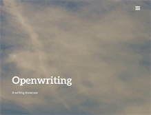 Tablet Screenshot of openwriting.com